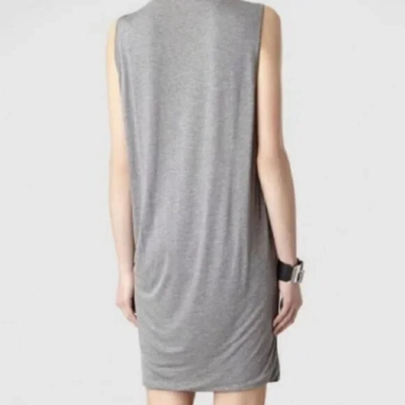 All Saints Gray Mini Dress - Picture 2 of 7
